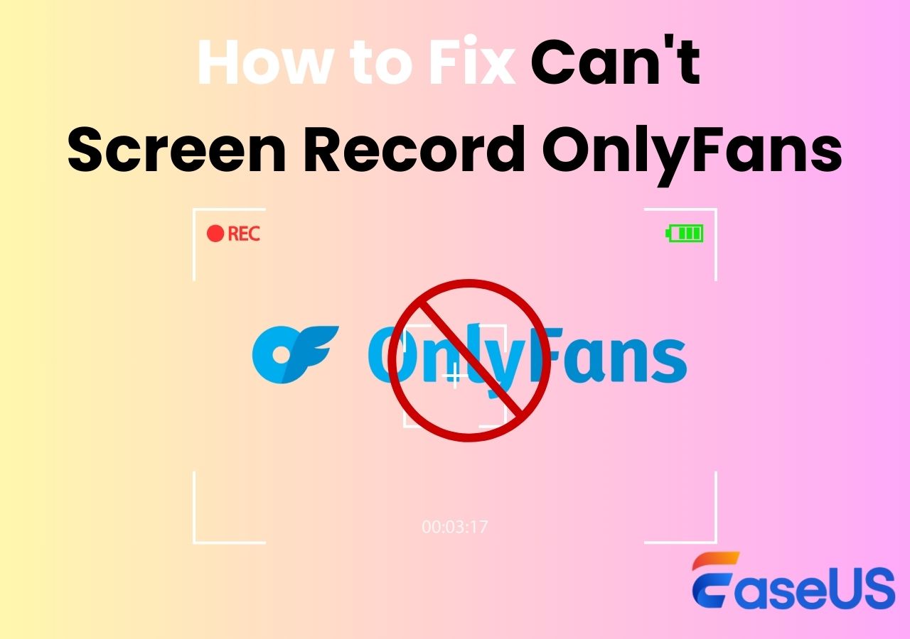cant screen record onlyfans
