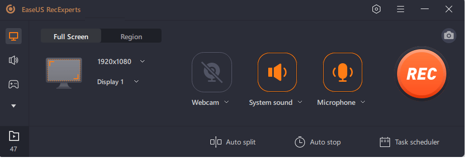 Start recording